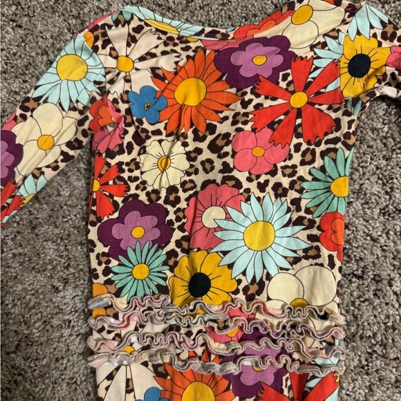 Posh Peanut Moonbeam 18-24 month footie ruffle pajamas - Picture 8 of 10